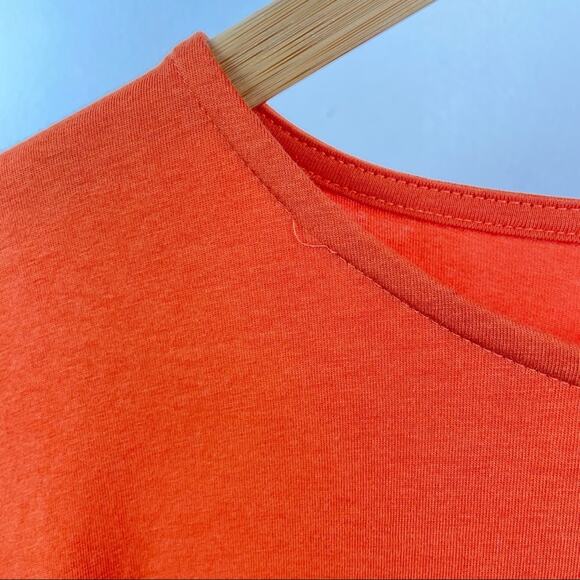 Indigenous | Organic Cotton 3/4 Sleeve Top Orange - Picture 8 of 10